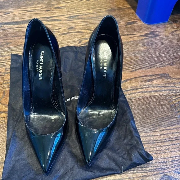 SAINT LAURENT OPYUM PUMPS IN PATENT LEATHER - 38.5 - Picture 2 of 15